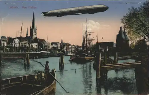 Luebeck Luebeck Hafen Zeppelin * / Luebeck /Luebeck Stadtkreis