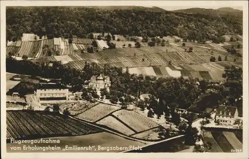 Bad Bergzabern Erholungsheim Emilienruh Fliegeraufnahme x