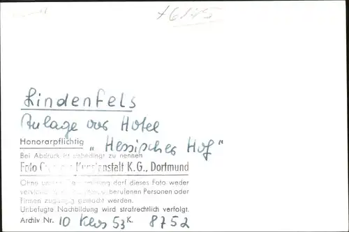 Lindenfels Odenwald Lindenfels Anlage Hotel Hessisches Haus * / Lindenfels /Bergstrasse LKR
