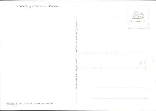 Wuerzburg Gartenstadt Keesburg *