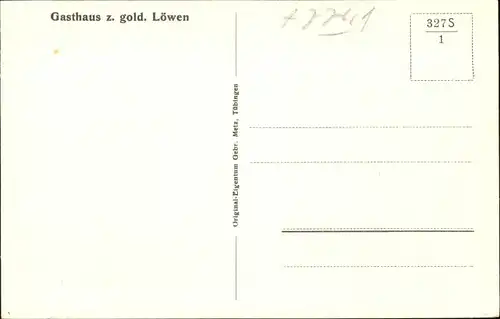 wx32458 Urach Bad Urach Gasthaus Loewen * Kategorie.  Alte Ansichtskarten