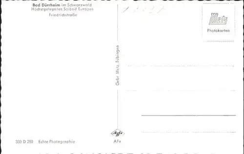 Bad Duerrheim Friedrichstrasse *
