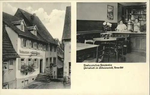 Gernsbach Restaurant Bruederlin *