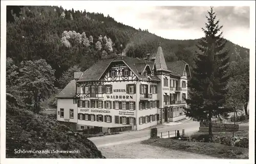 Schoenmuenzach Kurhaus Waldhorn *