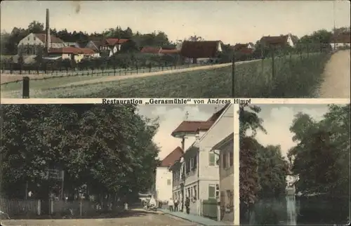 Nuernberg Restaurant Gerasmuehle [Stempelabschlag] x