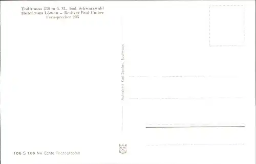 Todtmoos Schwarzwald Hotel zum Loewen *