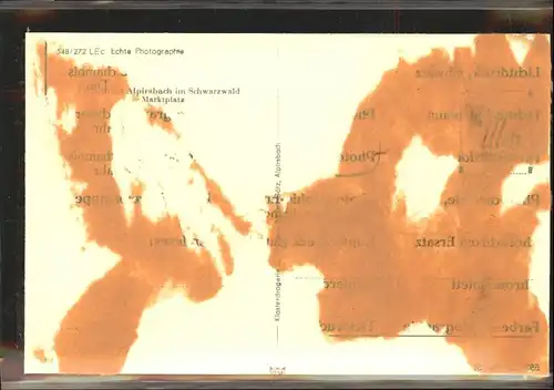 Alpirsbach Schwarzwald Marktplatz  *