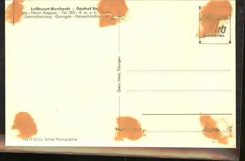 Murrhardt Gasthof Stern *
