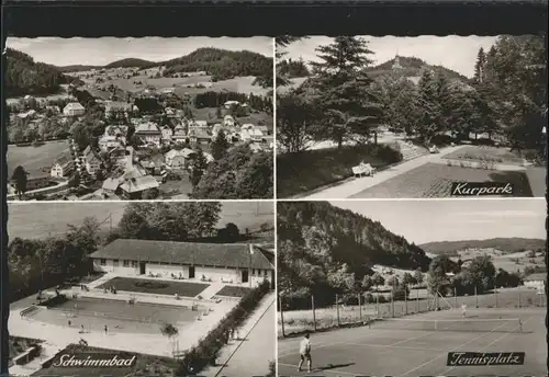 Todtmoos Schwimmbach Kurpark Tennisplatz *