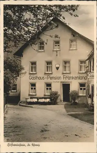 Goessweinstein Gasthaus Pension Frankenland *