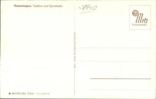 Memmingen Stadion Sporthalle *