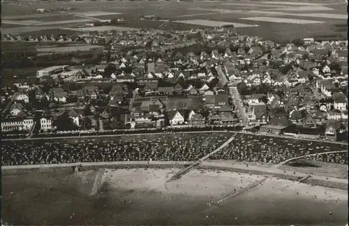 Buesum Fliegeraufnahme Korbstrand *