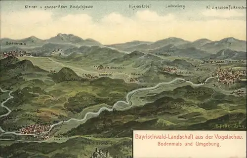 Bodenmais Panorama Bayrischwald Landschaft