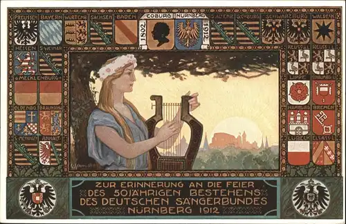 Nuernberg Saegerbundesfest Wappen