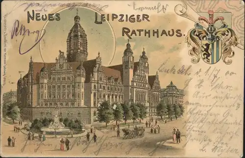 Leipzig Rathaus  Kutsche