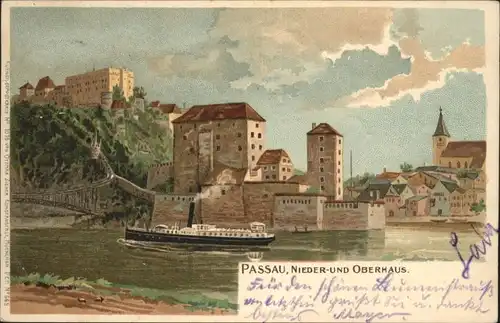 Passau Nieder Oberhaus Schiff