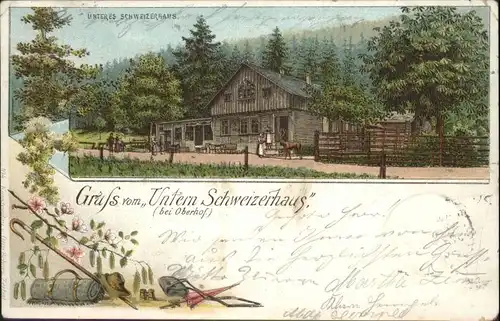 Oberhof Thueringen Untern Schweizerhaus