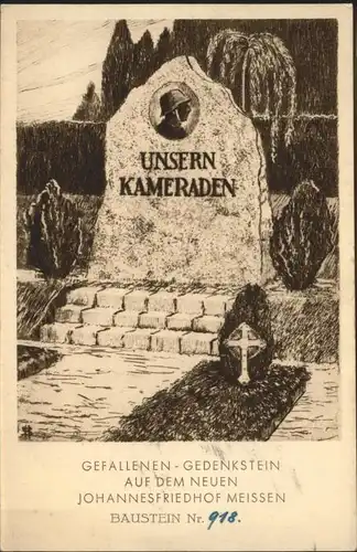 Meissen Gefallenendenkmal Johannesfriedhof