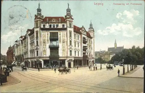 Leipzig Thomasring Kutsche 