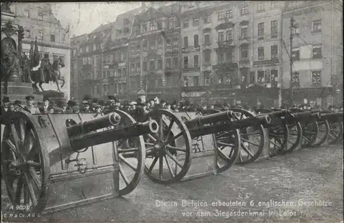 Leipzig Geschuetze Sieges Denkmal 