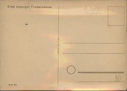 Leipzig Friedensmesse Strassenbahn 