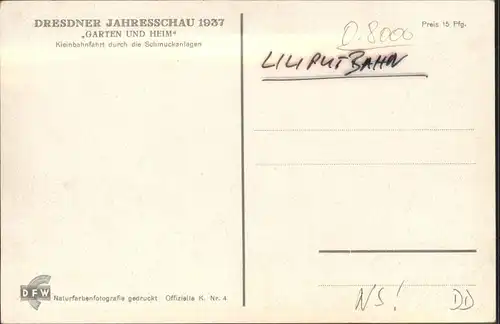 Dresden Jahresschau Liliputbahn