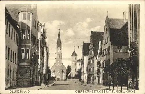 Dillingen Donau Obere Koenigsstrasse Kirche 