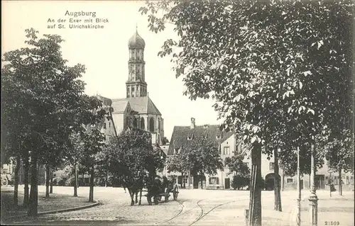 Augsburg St Ulrich Kirche Kutsche