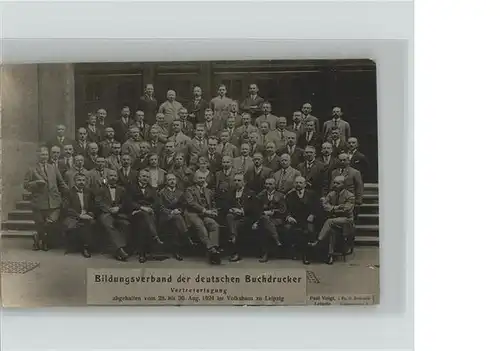 Leipzig Bildungsverband deutschen Buchdrucker