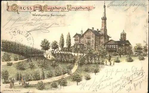Augsburg Waldkuralpe Nervenanstalt