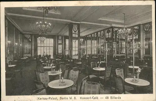 Berlin Kerkau Palast Konzert Cafe 