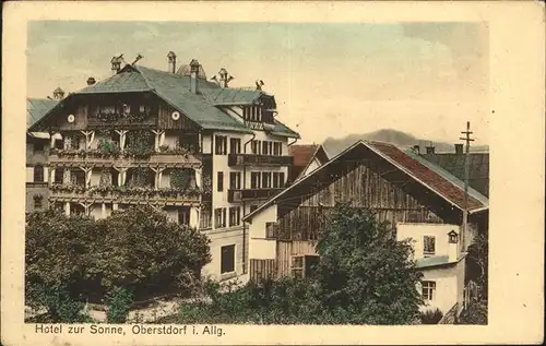 Oberstdorf Hotel Zur Sonne 