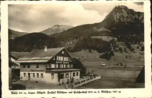 Oberstdorf Gasthof Ruebihorn