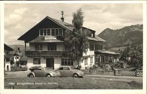 Sonthofen Oberallgaeu Gasthaus Sonne Gruenten