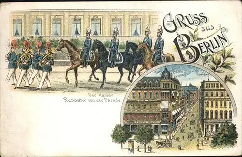 Berlin Kaiser Parade Pferd