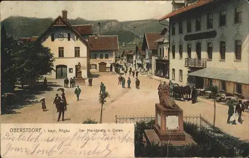 Oberstdorf Marktplatz Kutsche