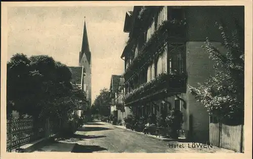 Oberstdorf Kirchstrasse Hotel Loewen