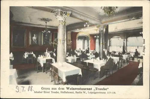 Berlin Wein Restaurant  Traube