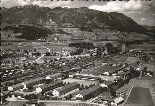 Sonthofen Oberallgaeu Fliegeraufnahme 