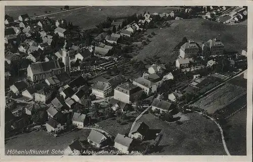 Scheidegg Allgaeu Fliegeraufnahme 