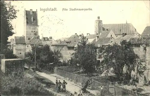 Ingolstadt Donau Stadtmauerpartie