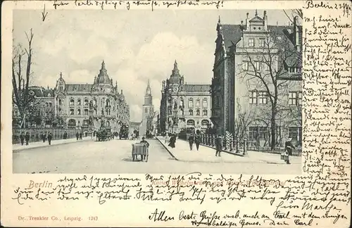 Berlin Kaiser Wilhelmbruecke Wilhelmstrasse