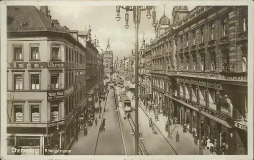 Chemnitz Koenigstrasse Strassenbahn 