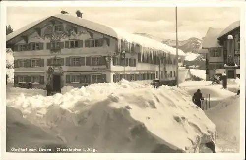 Oberstaufen Gasthof Loewen Winter