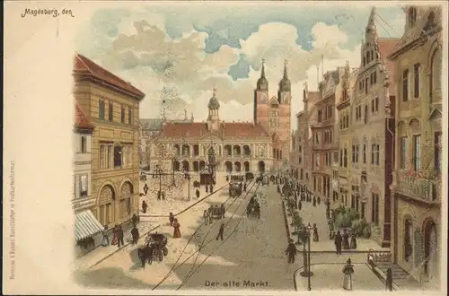 Magdeburg Markt Kutsche 