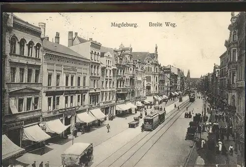 Magdeburg Breite Weg Strassenbahn 