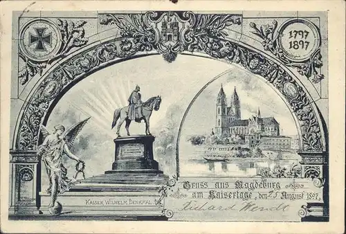 Magdeburg Kaiser Wilhelm Denkmal 