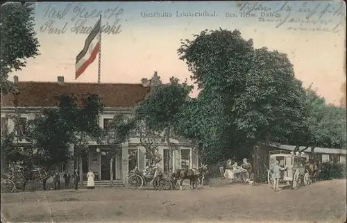 Magdeburg Gasthaus Louisenthal Kutsche
