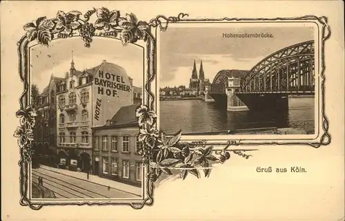 Koeln Hotel Bayerischer Hof
Hohenzollernbruecke
