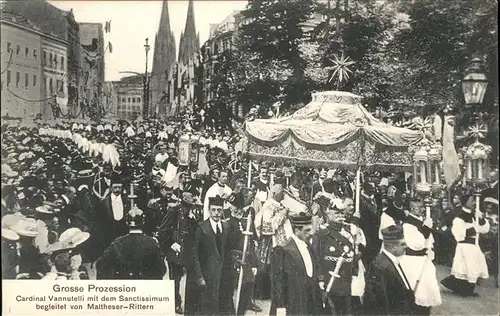 Koeln Eucharist. Kongress 1909